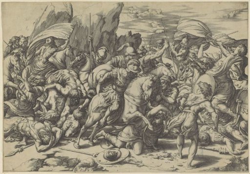 Fight with Shields and Spears
