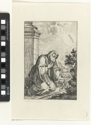 Saint Francesco da Paola in prayer