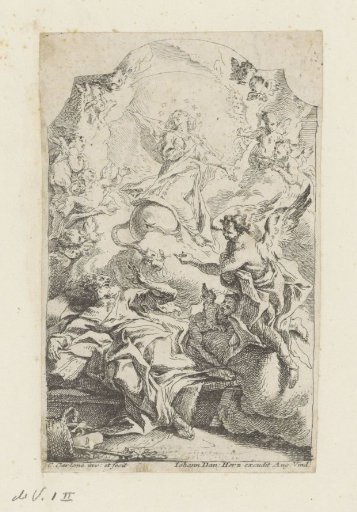 Annunciation to Joseph in a dream