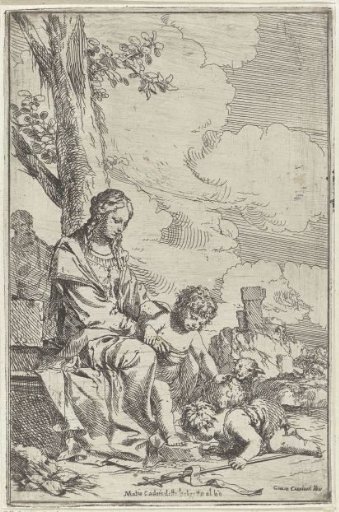 The Holy Family with the young John the Baptist