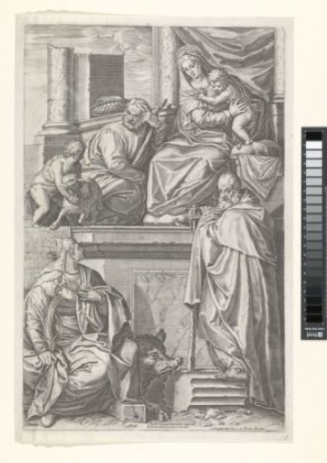 Holy Family with Saint Catherine of Alexandria and Saint Anthony