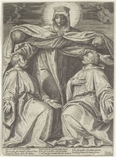 Mary Protecting Members of a Brotherhood