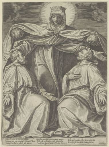 Mary Protecting Members of a Brotherhood