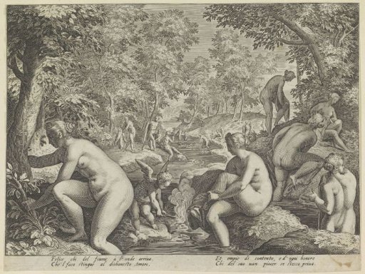 Bathing Women and Men