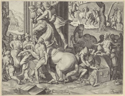The Adoration of the Magi (lower right part)
