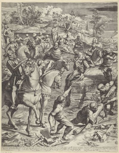 The Crucifixion of Christ (left part)