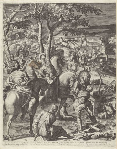The Crucifixion of Christ (left part)