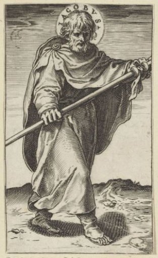 Apostle James the Greater with a Staff