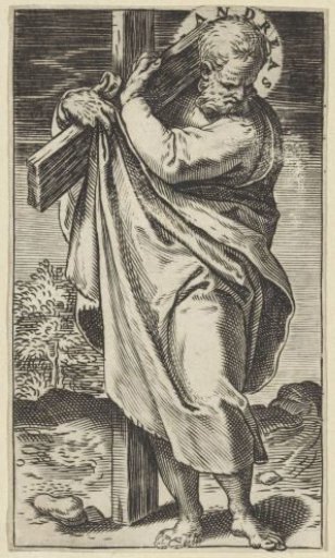 Apostle Andrew with a Cross