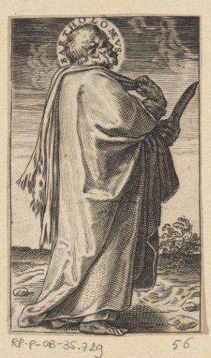 Apostle Bartholomew with a Knife