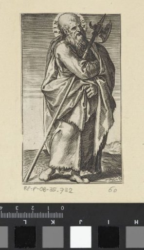 Apostle Simon with a Staff