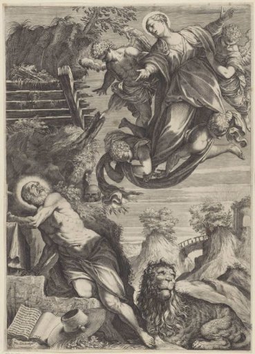 The Virgin Mary Appears to Saint Jerome