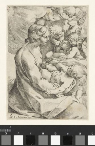 Mary with Child and Angels