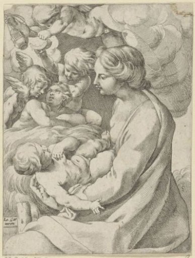 Mary with Child and Angels