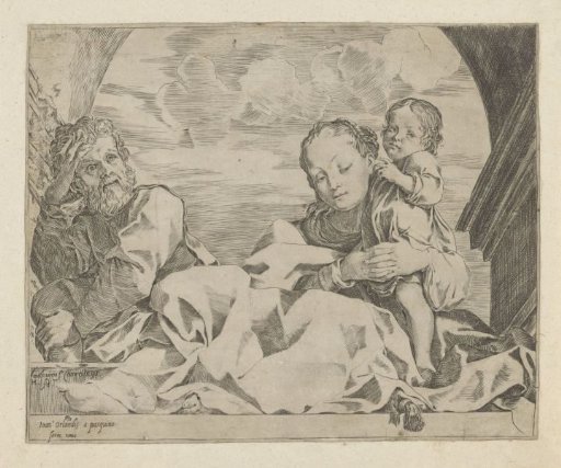 Holy Family under an Arch