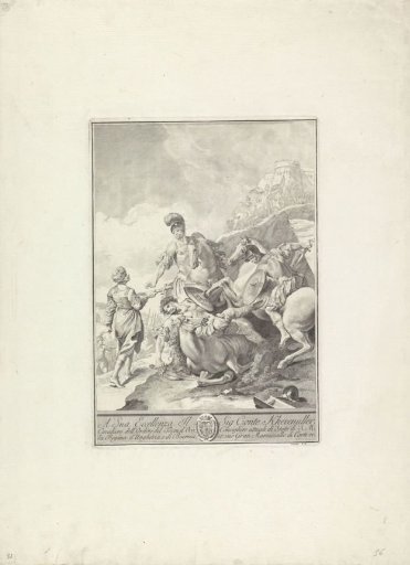 Scene from Tasso's 'La Gerusalemme liberata'