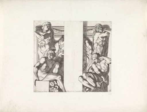 Termes and nude male figures