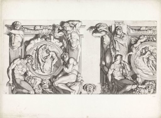 Apollo and Marsyas / Boreas and Oreithyia