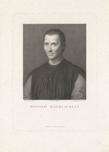Portrait of Niccolò Machiavelli