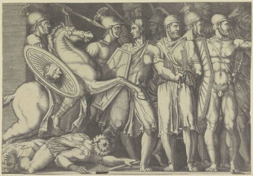 Trajan Fighting with the Dacians