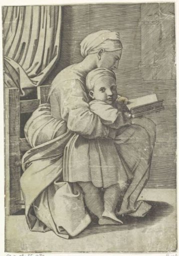 Mary Teaching the Christ Child to Read