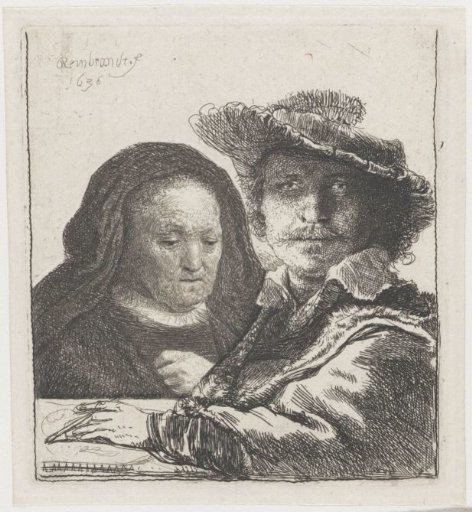 Self-portrait with Saskia