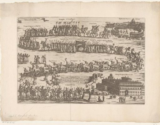 Funeral Procession of Pope Clement IX