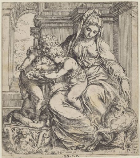 Madonna and Child with the young John the Baptist