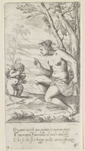 Venus gives Cupid a lesson