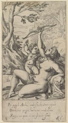 Cupid asks Venus for the bow