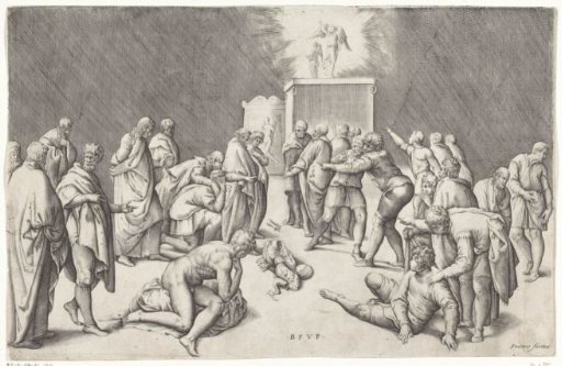 The Ark of the Covenant in the Temple of Dagon