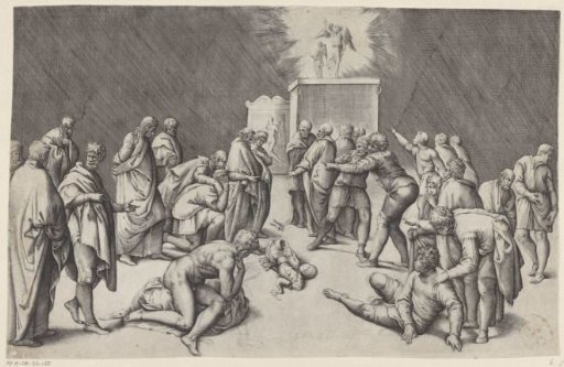 The Ark of the Covenant in the Temple of Dagon