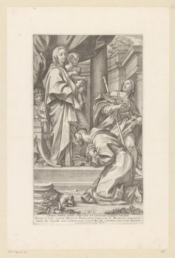 Saint Francis and Saint James the Greater before Mary with the Christ Child