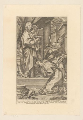 Saint Francis and Saint James the Greater before Mary with the Christ Child