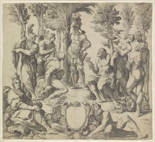 Duke of Mantua with the Six Principal Roman Gods
