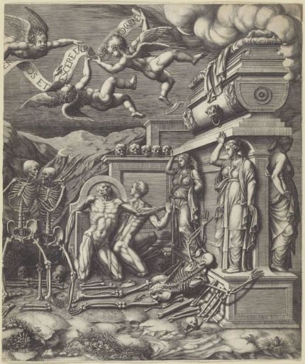Vision of Ezekiel of the Valley of Bones, Right Half