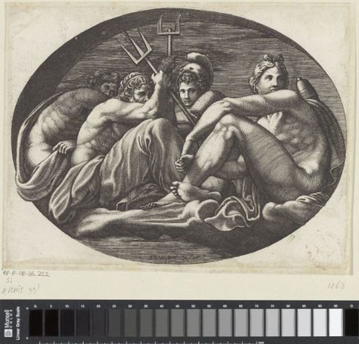 Apollo, Neptune, Pluto and Minerva