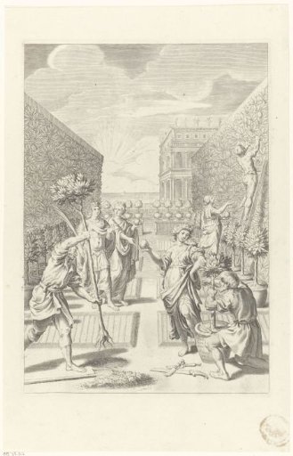 The planting of the orange and lemon trees in Genoa