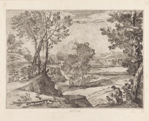 Landscape with a Woman, Man and Child