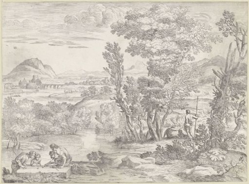 Landscape with Four Gamblers