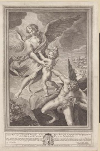 Guardian Angel with Child and Devil