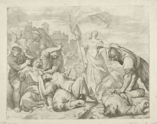 The martyrdom of Saint Ursula and her companions