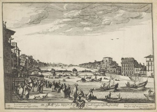 The 'Gioco del Ponte' on the Arno in Pisa