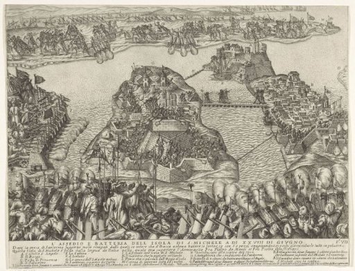 Siege of the island of San Michele near Malta