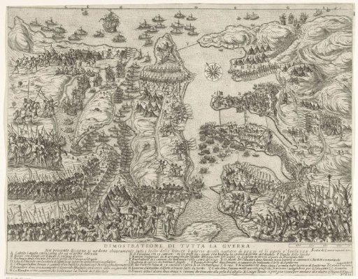 Overview of the entire battle at Malta