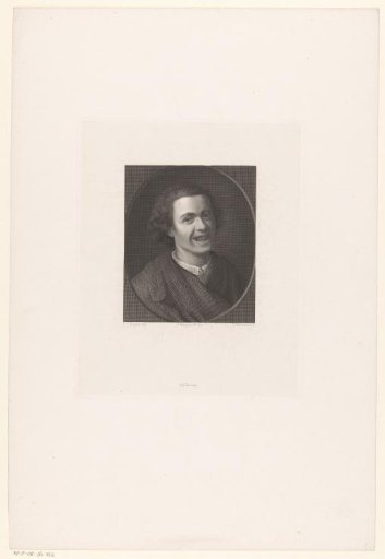 Portrait of the artist Giovanni Francesco Briglia laughing