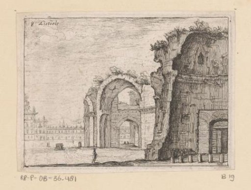 Remains of the Baths of Diocletian in Rome