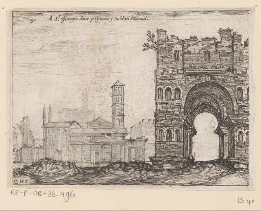 San Giorgio in Velabro and the Arch of Janus in Rome