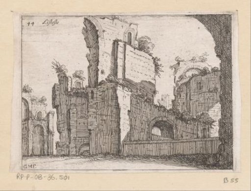 Remains of the Baths of Caracalla in Rome
