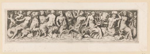 Tritons, Nereids and putti